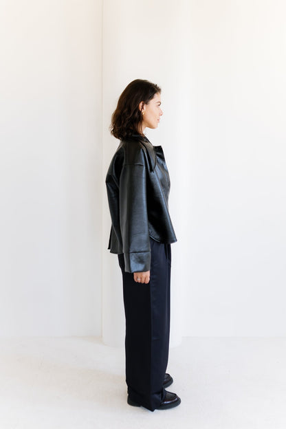Urban Leather Jacket - Black