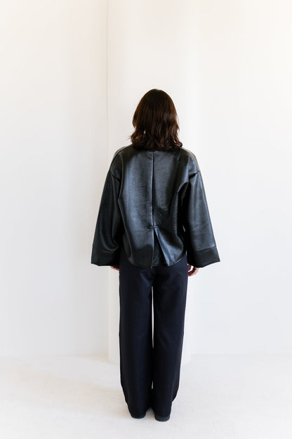 Urban Leather Jacket - Black
