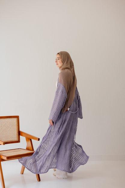 KnotWave Cardigan in Lavender