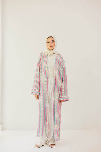Serene Striped Cardigan