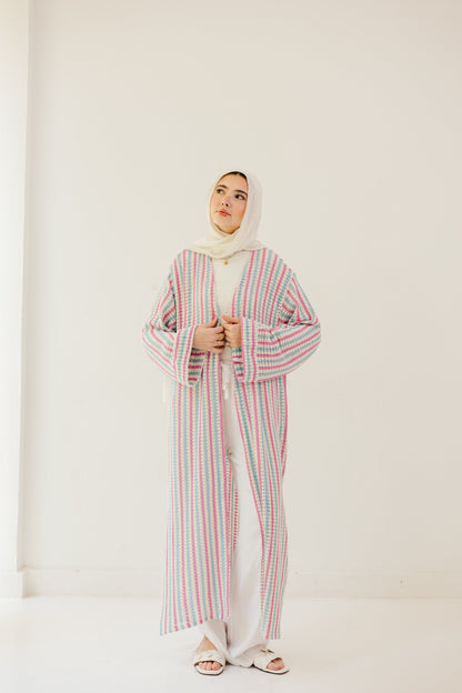 Serene Striped Cardigan