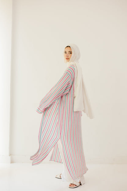 Serene Striped Cardigan