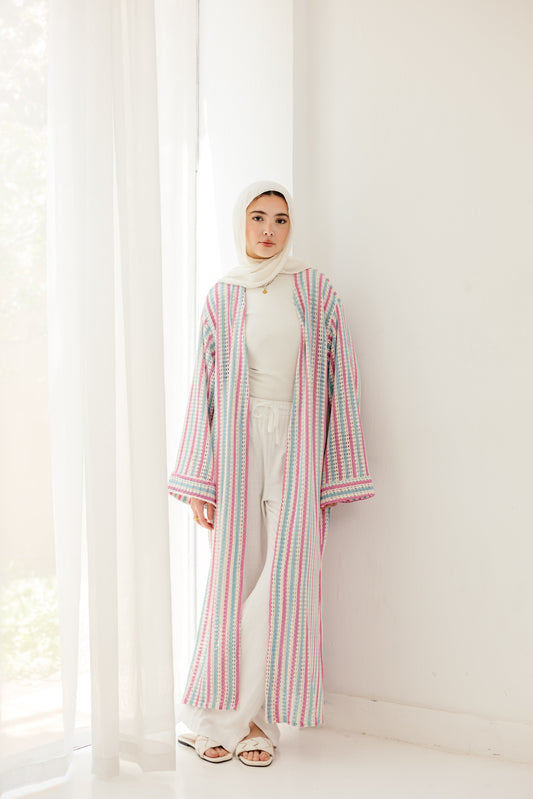 Serene Striped Cardigan