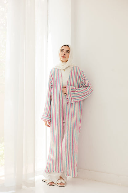 Serene Striped Cardigan
