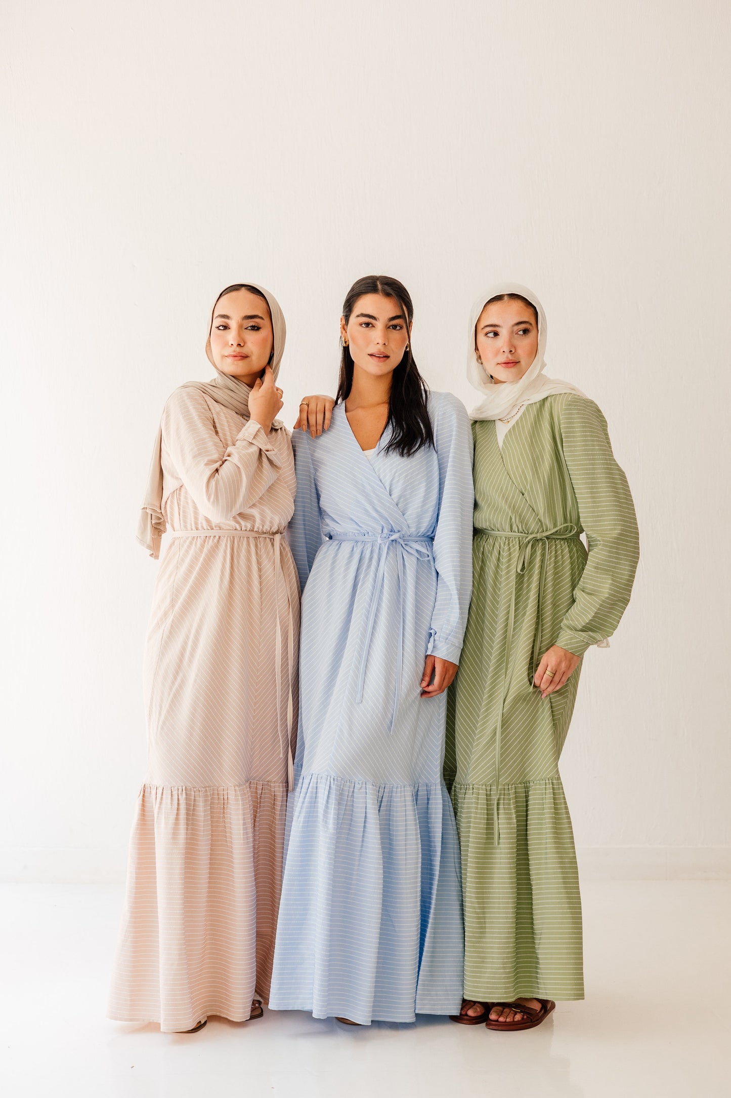 Coastal Breeze Dress in Sky blue