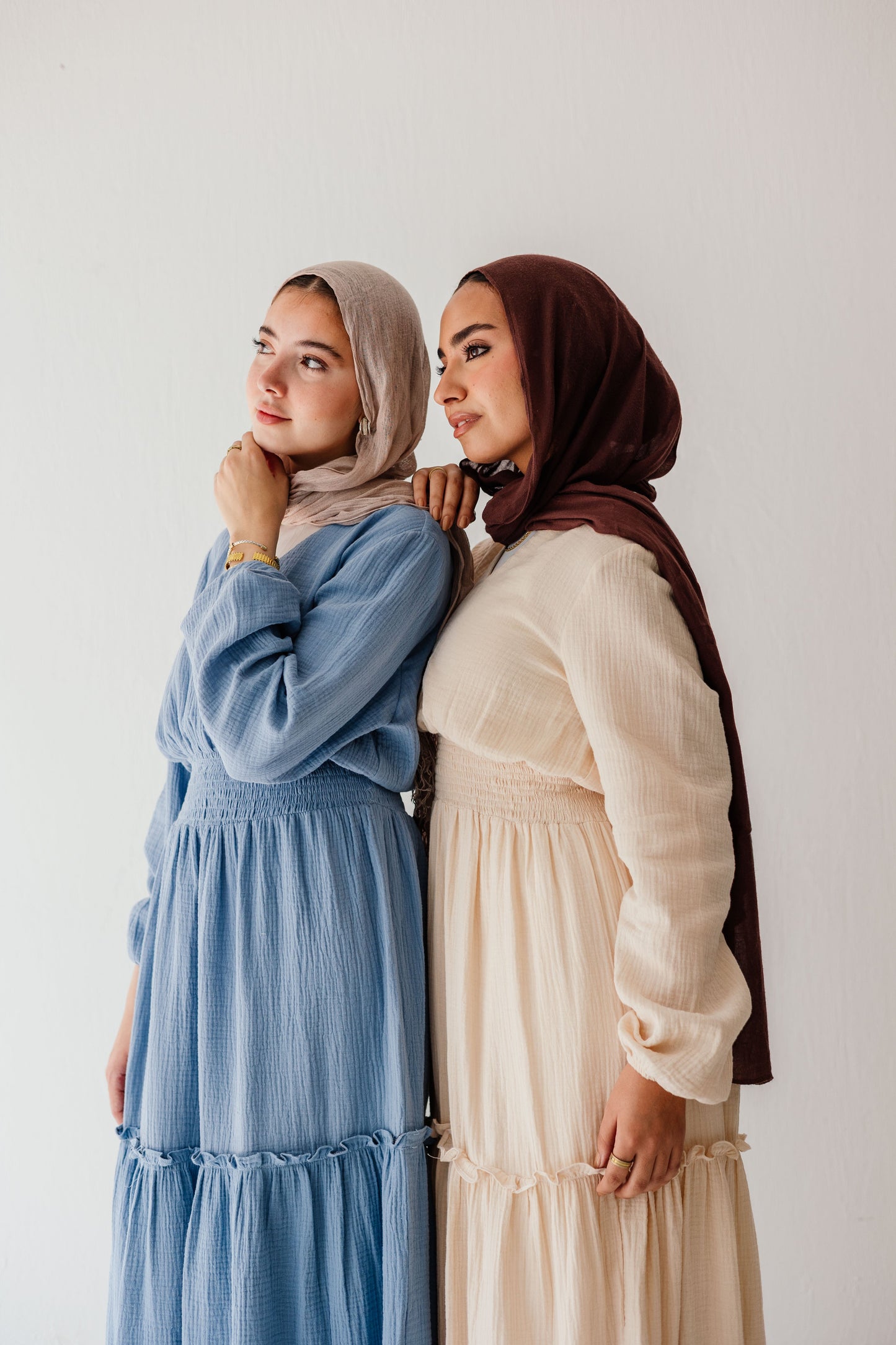 Coralia Dress in Steel blue