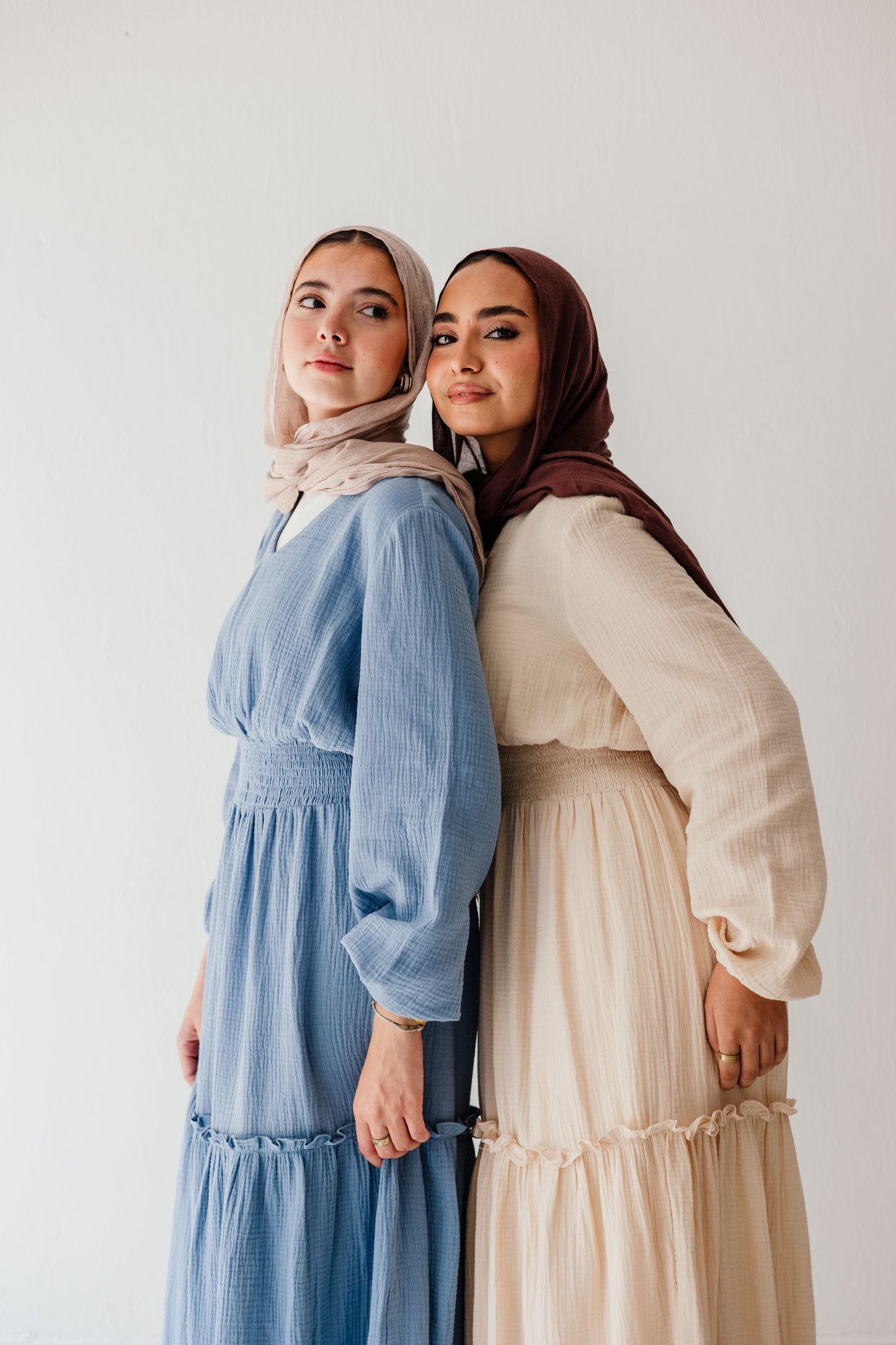 Coralia Dress in Steel blue