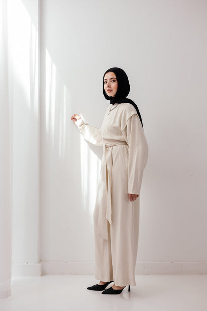 Dune Horizon Jumpsuit in sand