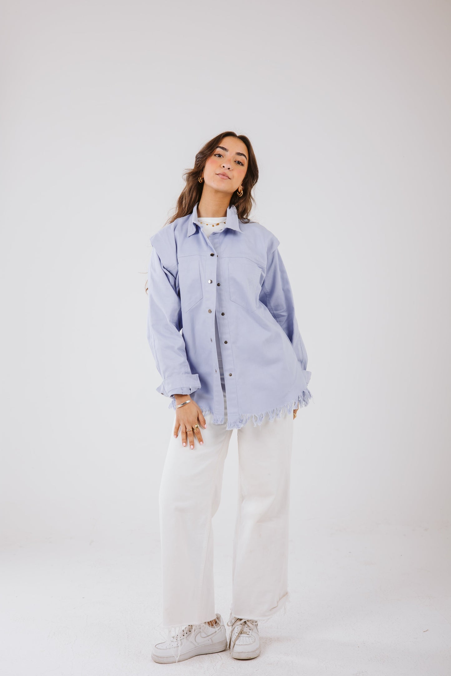 Lyra Shirt in Ice blue