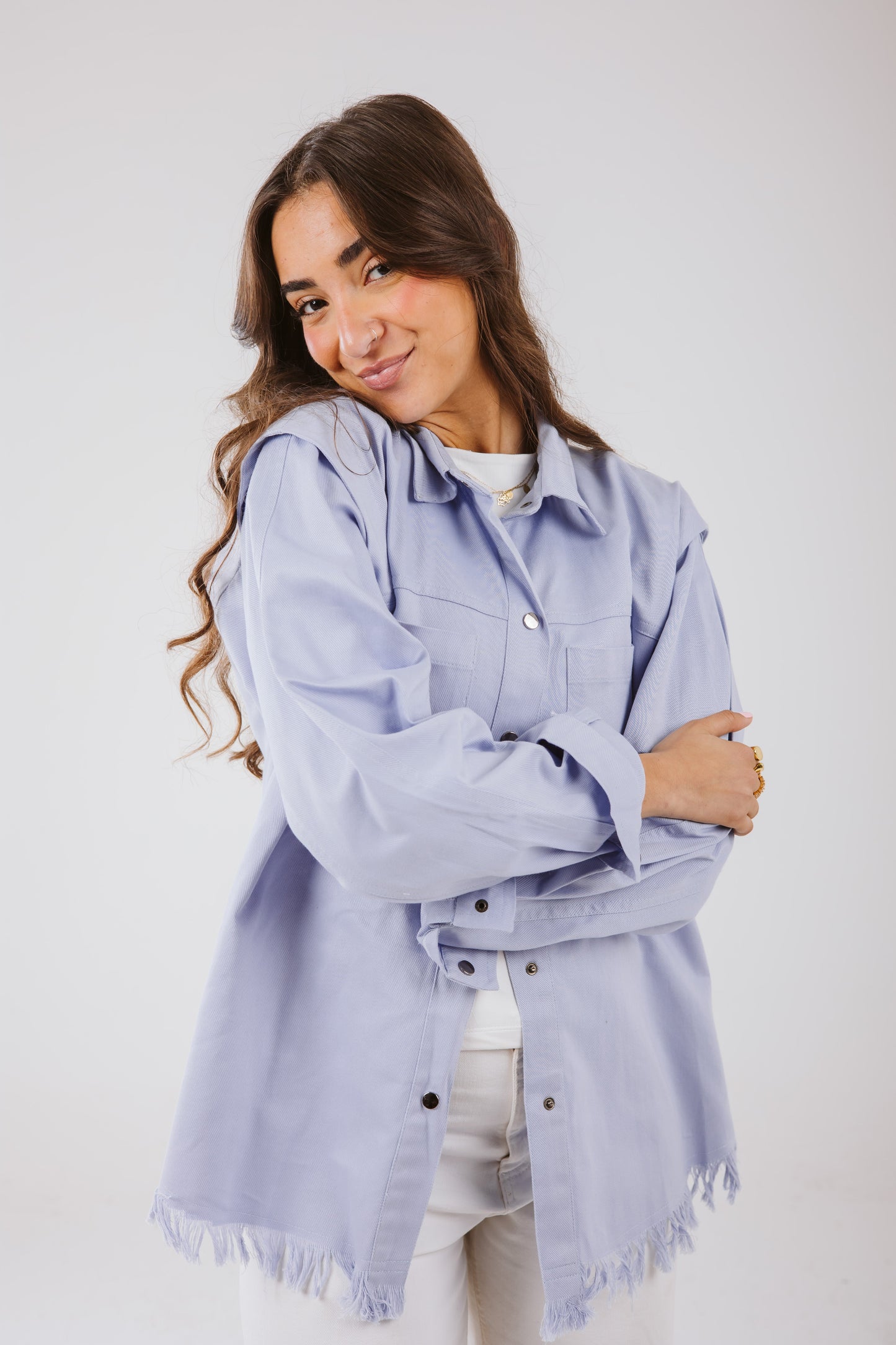 Lyra Shirt in Ice blue