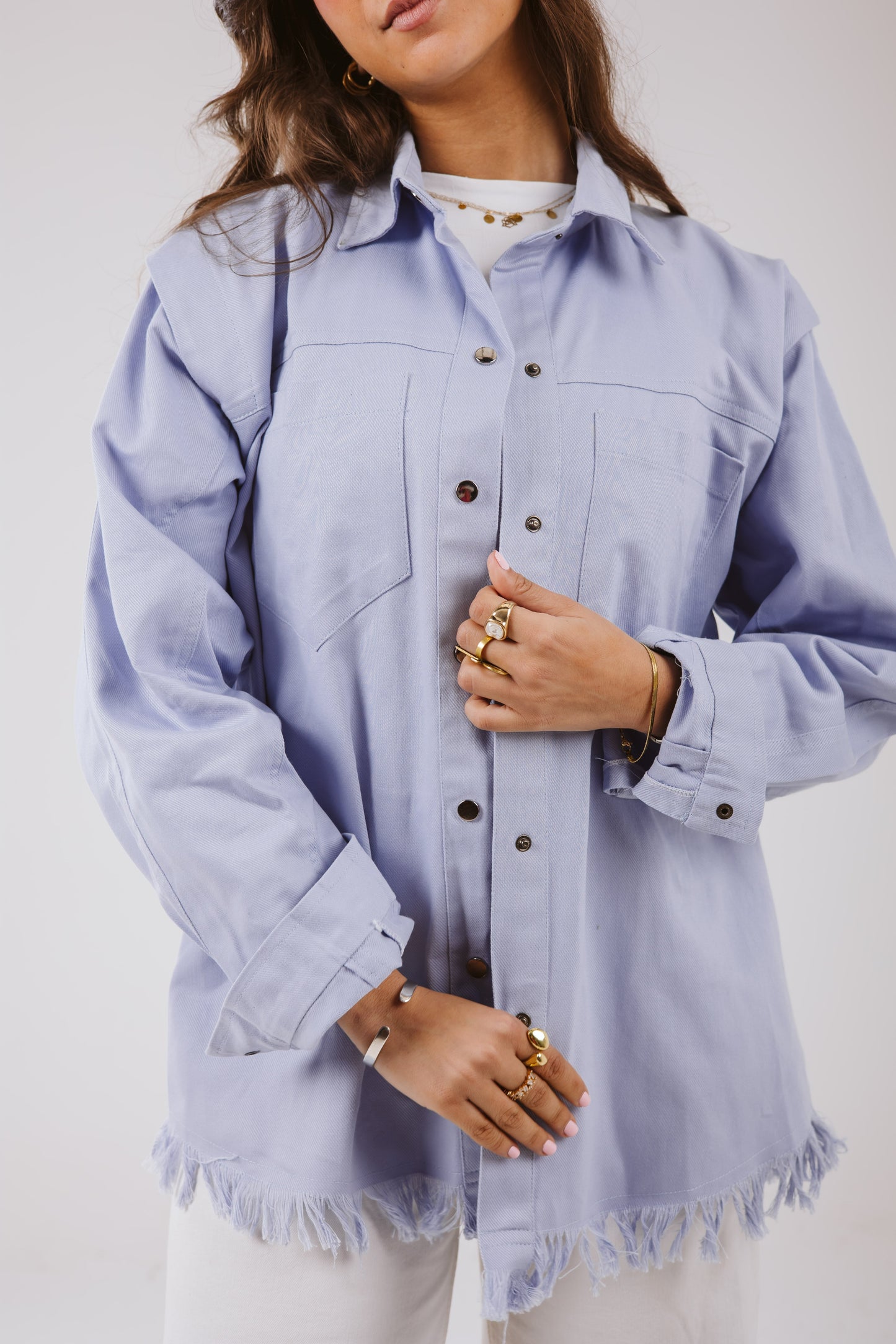 Lyra Shirt in Ice blue