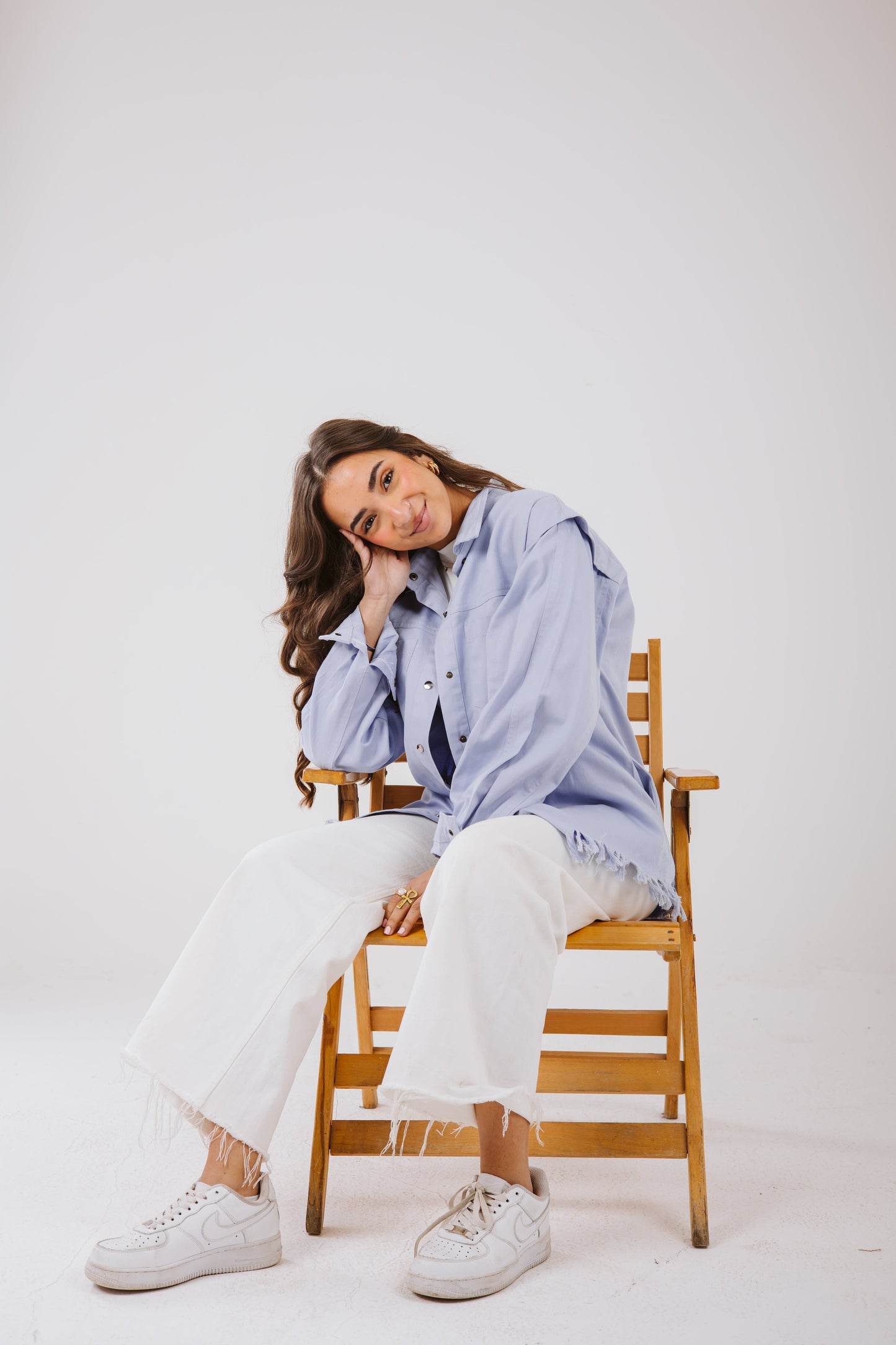 Lyra Shirt in Ice blue