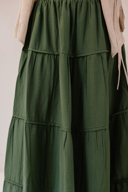 Alma Skirt in Forest green