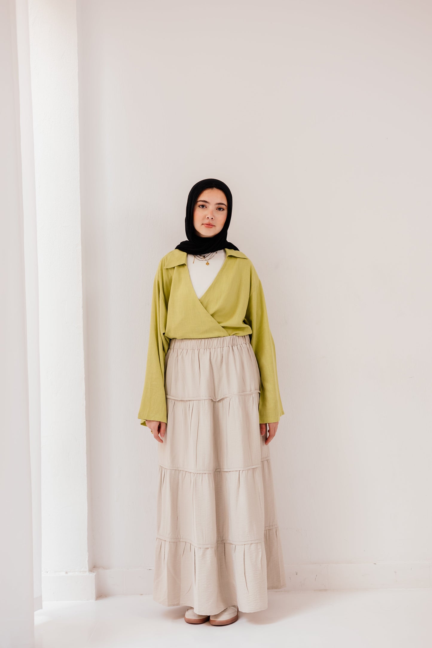 Alma Skirt in Almond