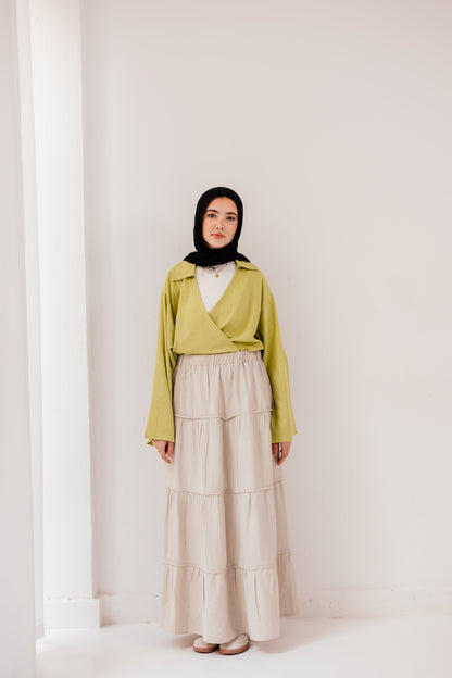 Alma Skirt in Almond