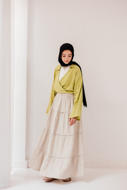 Alma Skirt in Almond