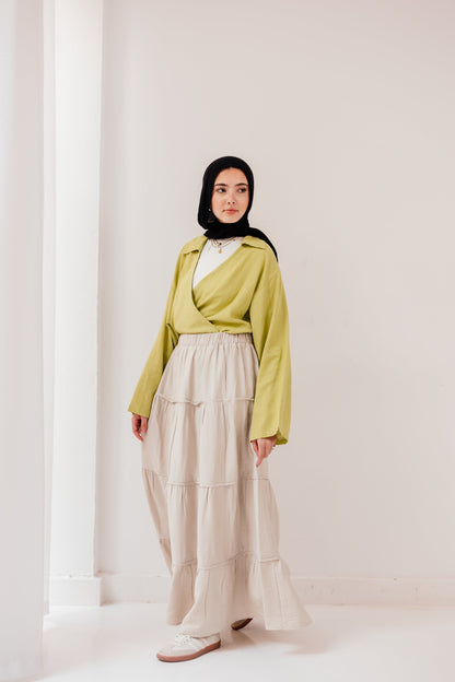 Alma Skirt in Almond