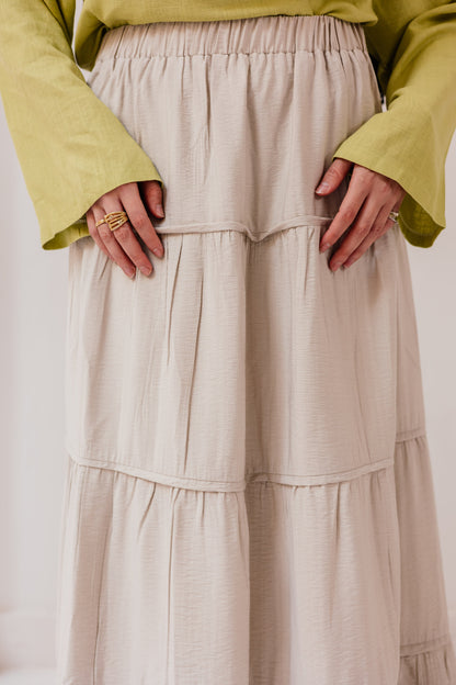 Alma Skirt in Almond