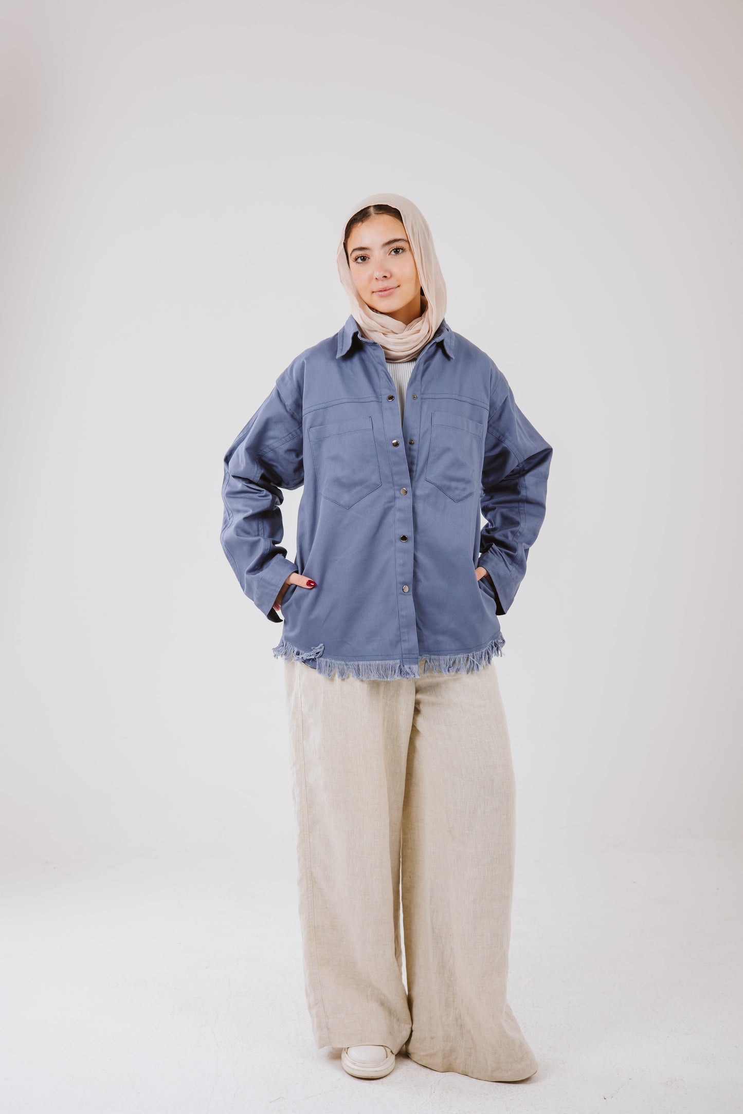Lyra Shirt in Deep blue