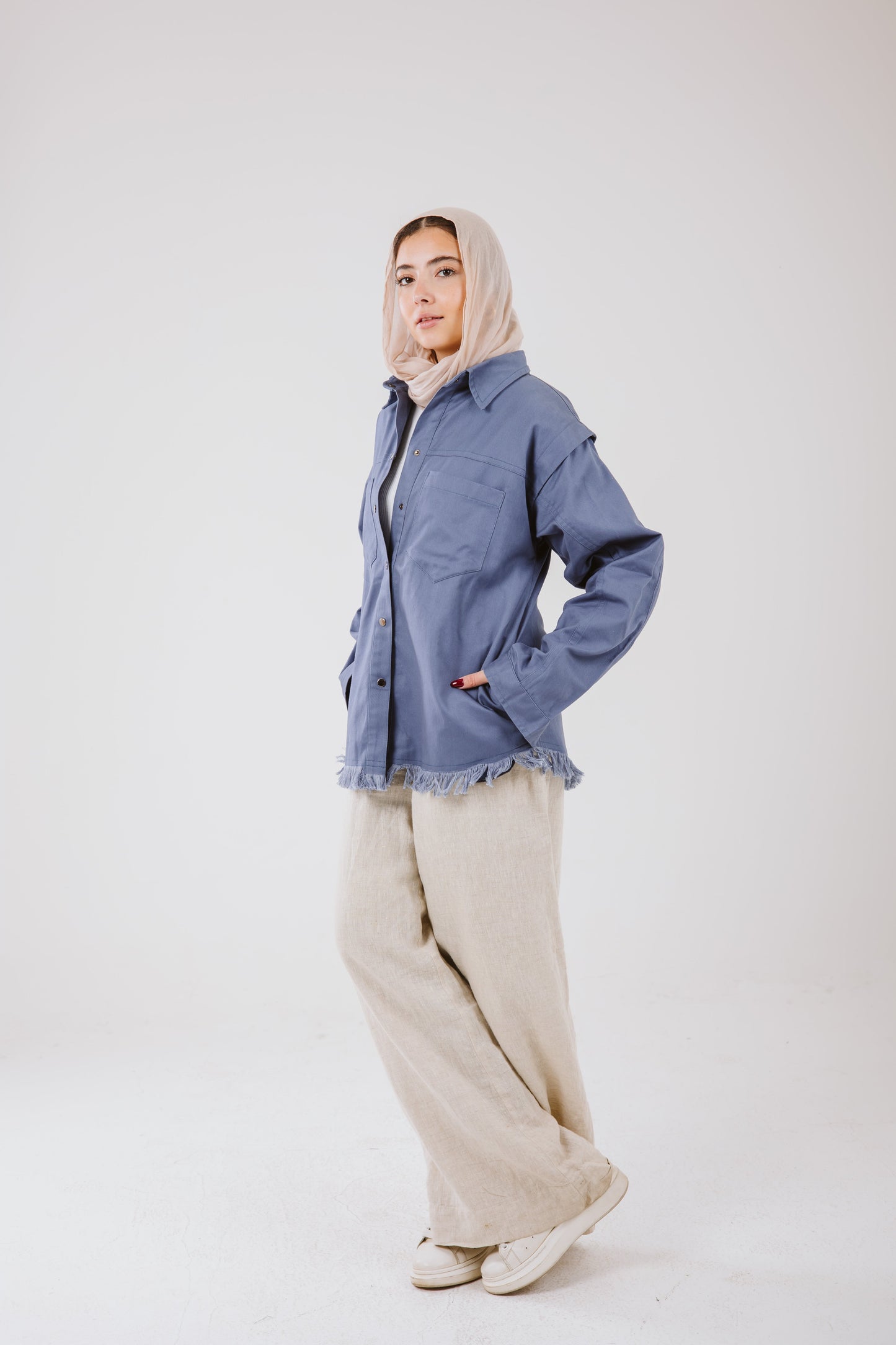 Lyra Shirt in Deep blue