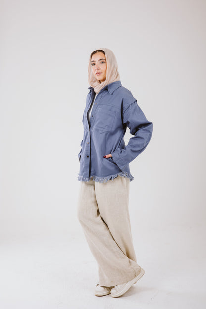 Lyra Shirt in Deep blue