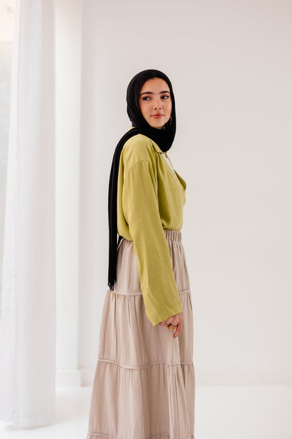 Alma Skirt in Almond