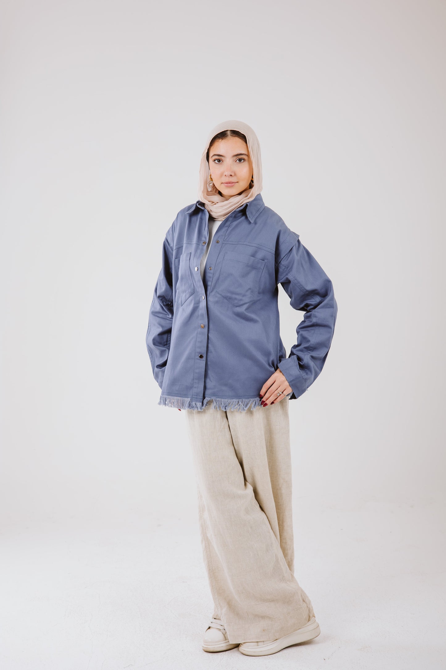 Lyra Shirt in Deep blue