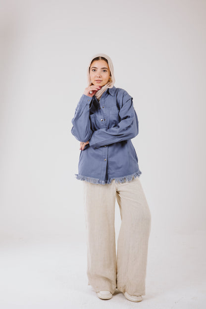 Lyra Shirt in Deep blue