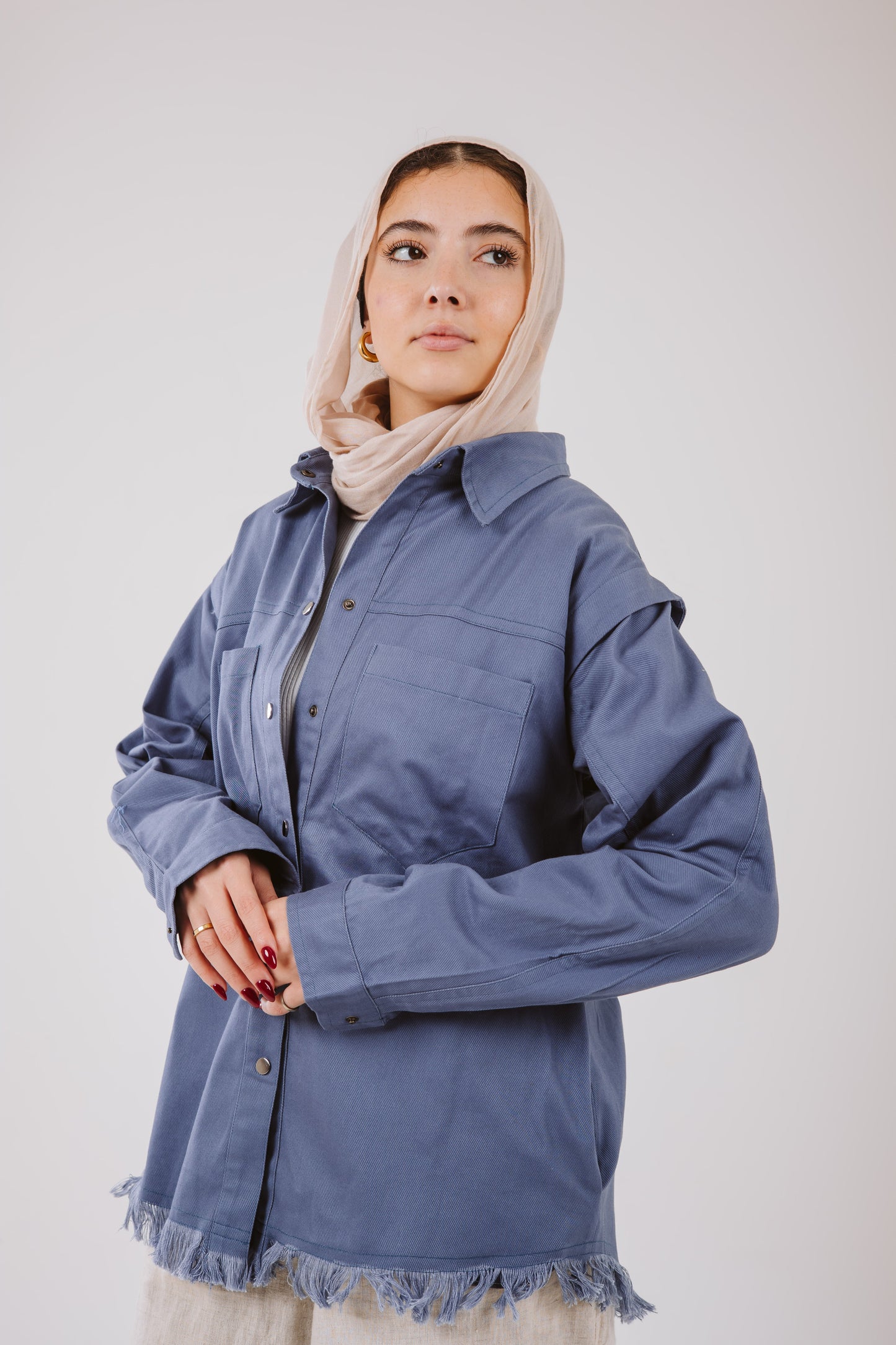 Lyra Shirt in Deep blue