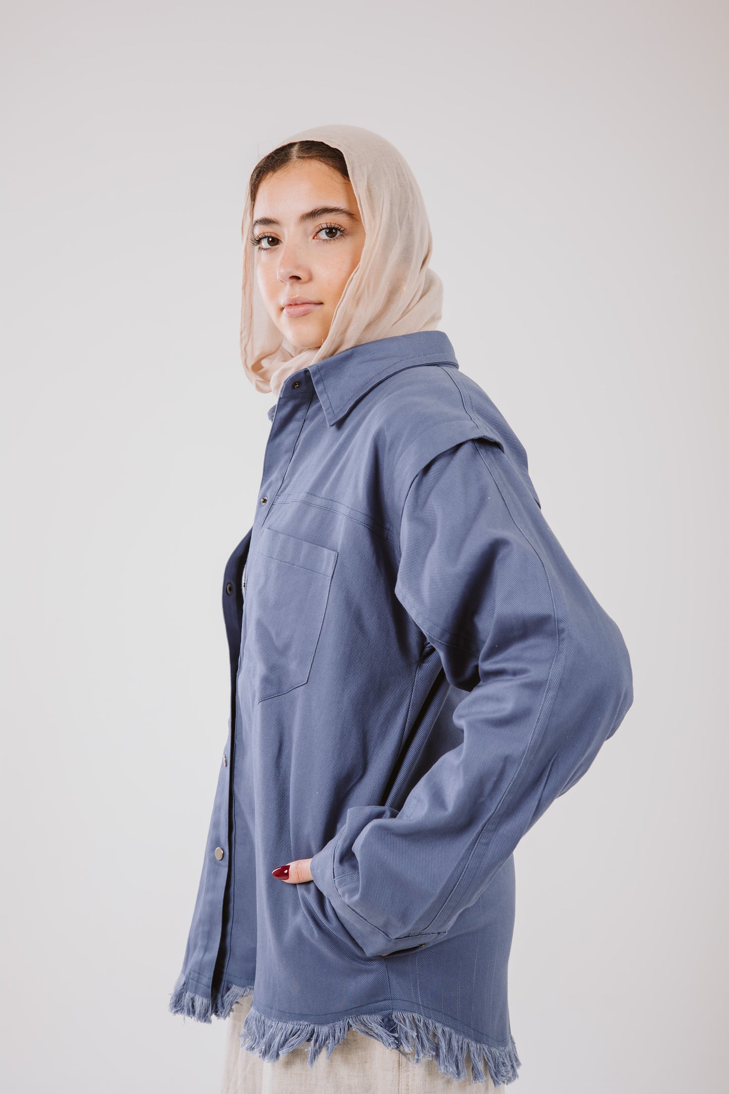 Lyra Shirt in Deep blue