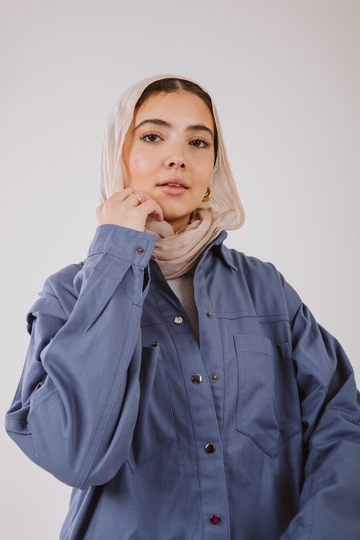 Lyra Shirt in Deep blue