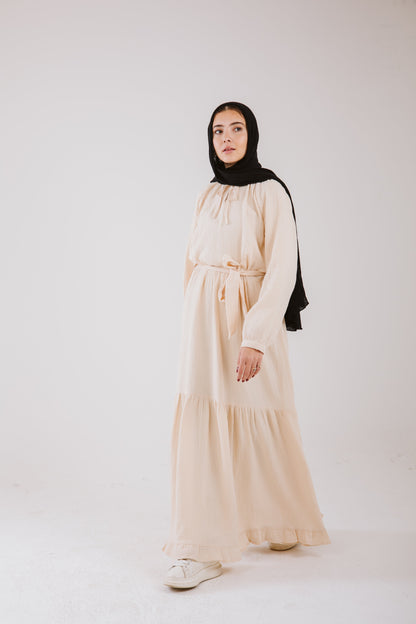 Maya Dress in Vanilla