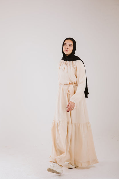 Maya Dress in Vanilla