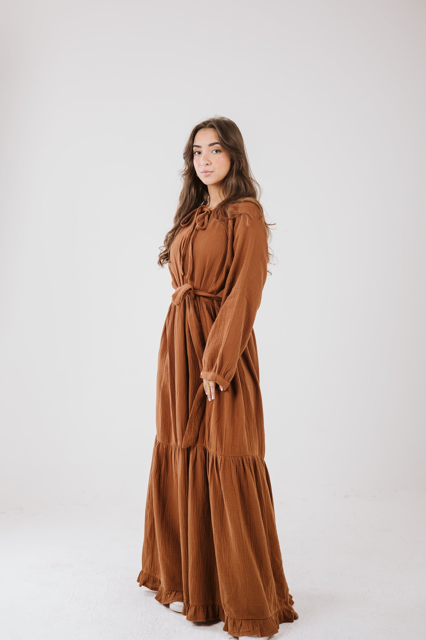 Maya Dress in Bronze