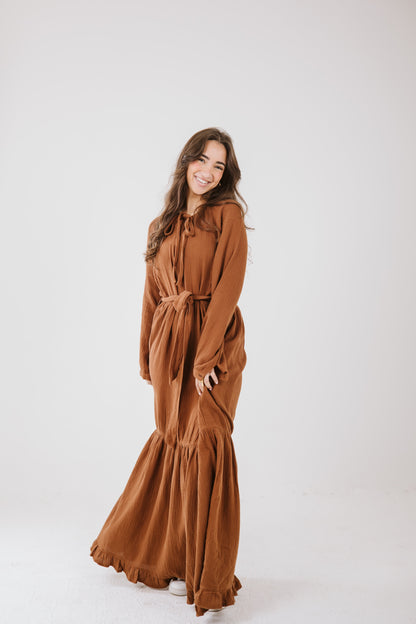 Maya Dress in Bronze