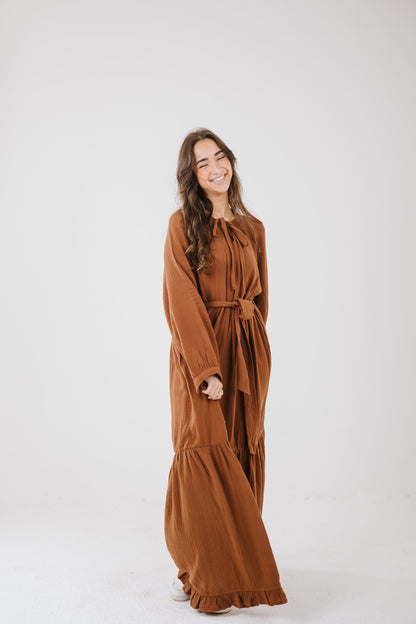 Maya Dress in Bronze