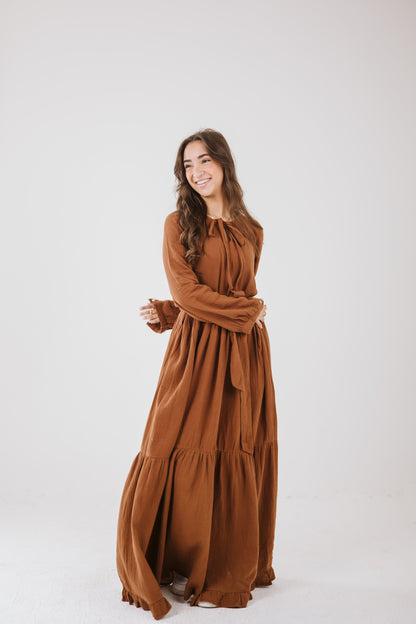 Maya Dress in Bronze