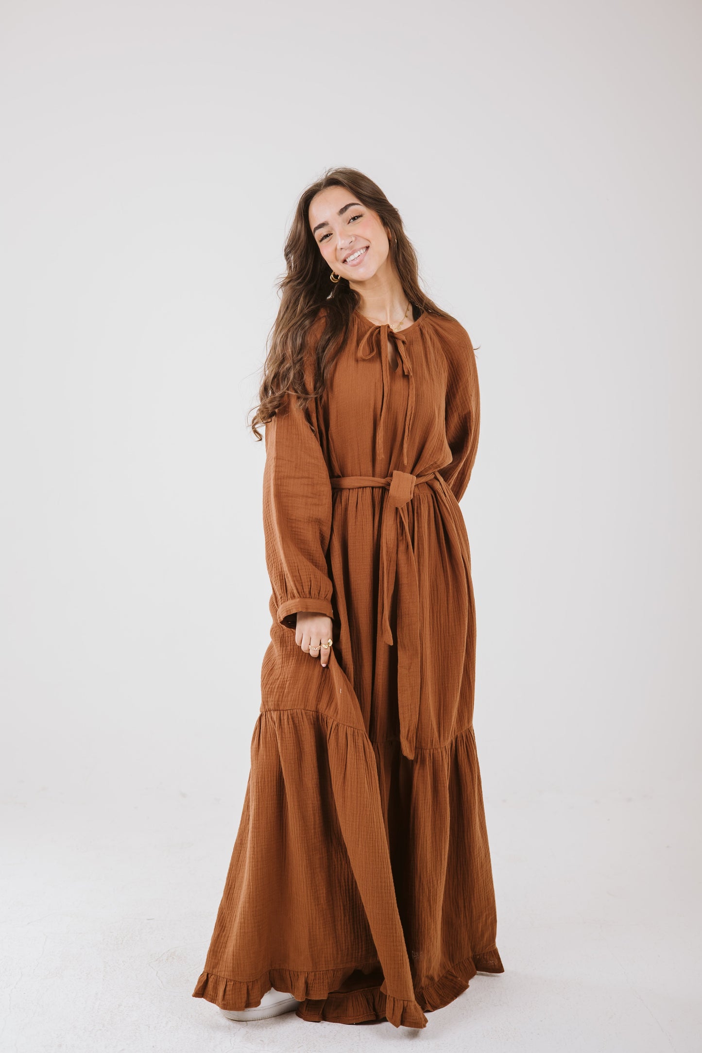 Maya Dress in Bronze