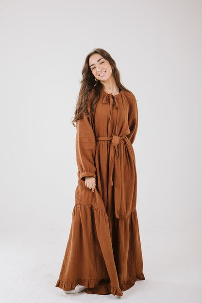 Maya Dress in Bronze