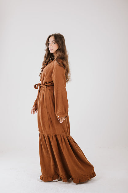 Maya Dress in Bronze
