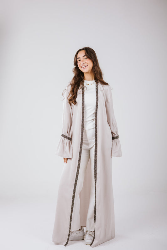 Layal Kaftan in Gray