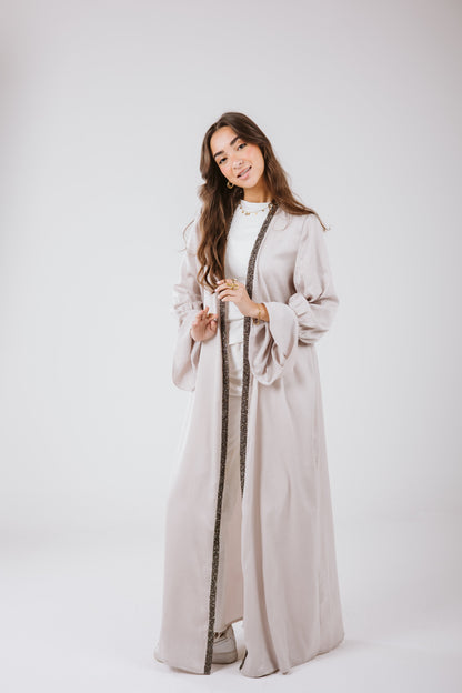 Layal Kaftan in Gray