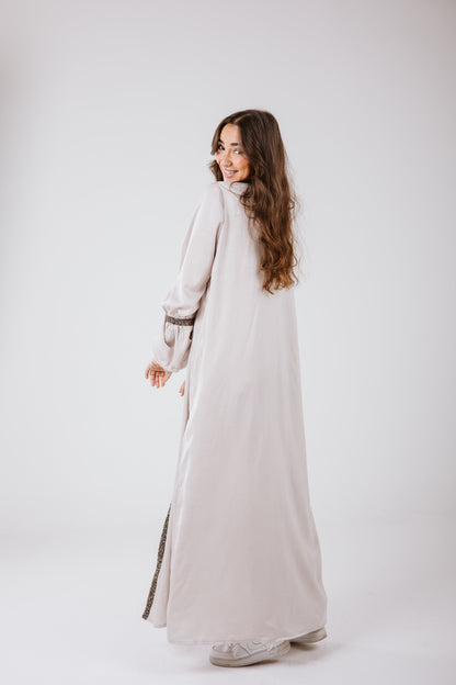 Layal Kaftan in Gray
