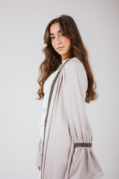 Layal Kaftan in Gray