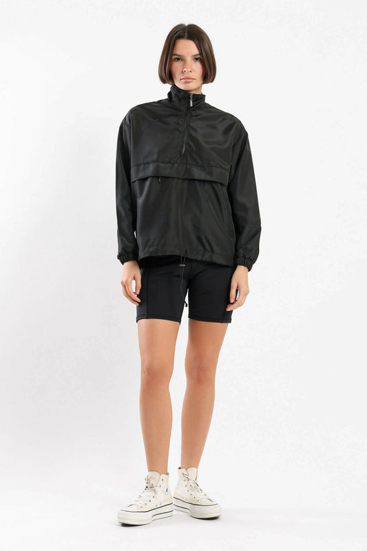 Windbreaker Parka- Black