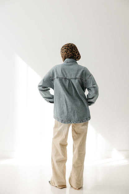 The Origin Denim Jacket in Washed Blue