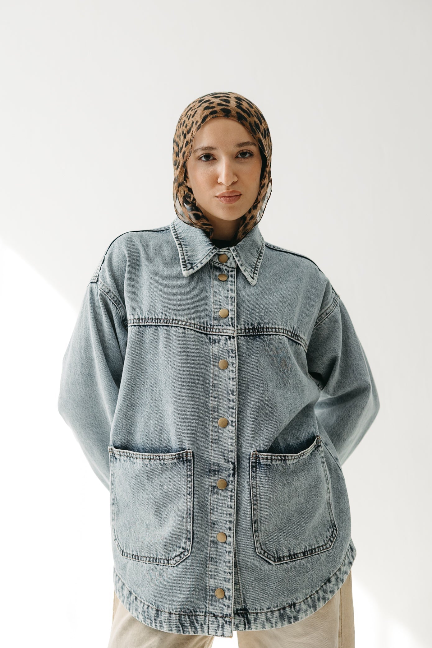 The Origin Denim Jacket in Washed Blue