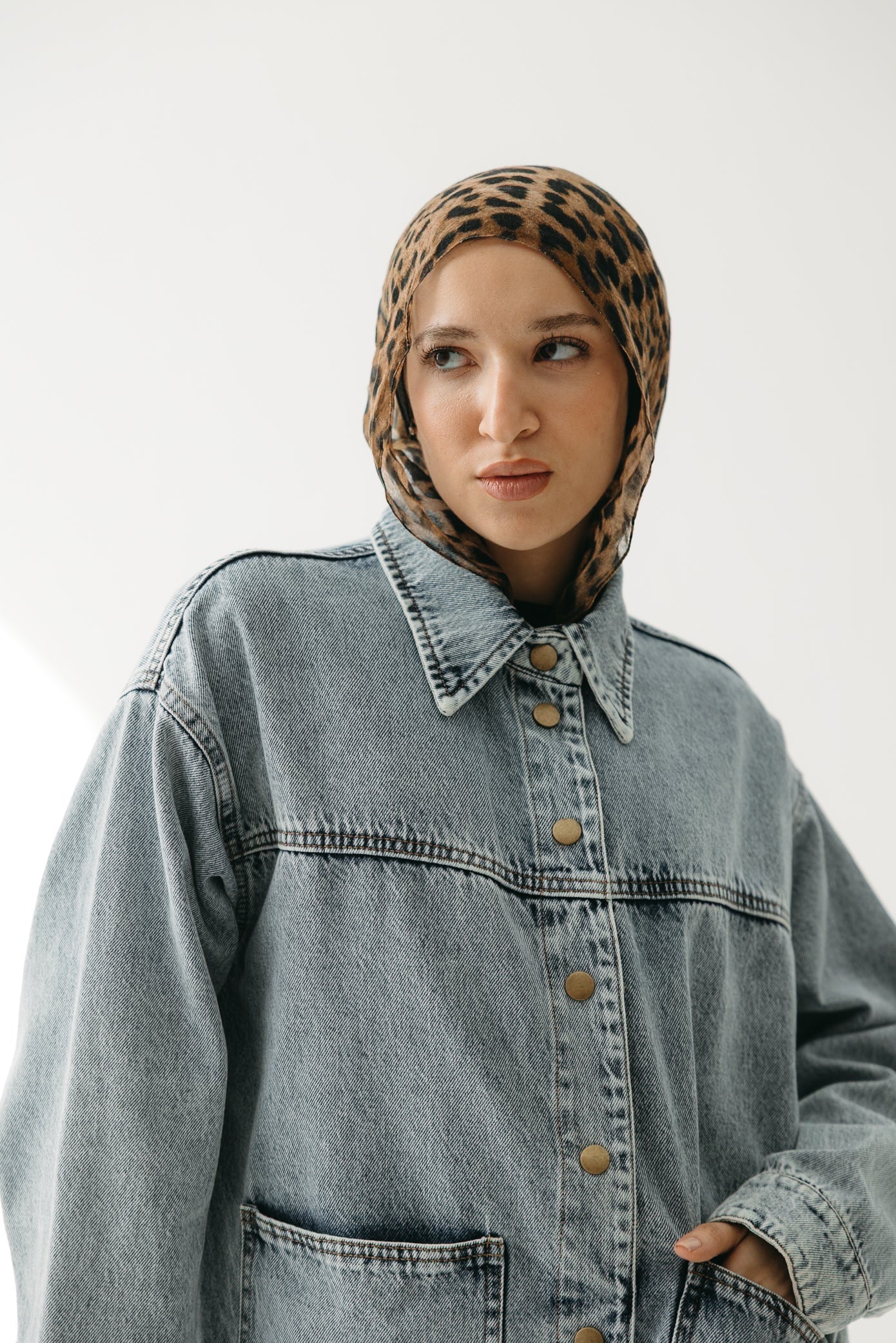 The Origin Denim Jacket in Washed Blue