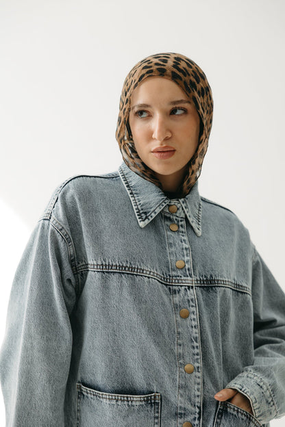 The Origin Denim Jacket in Washed Blue