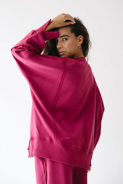 The Ease Lounge Set in Raspberry